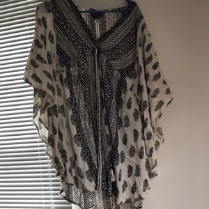 Bohemian style dress with super cute pattern!!